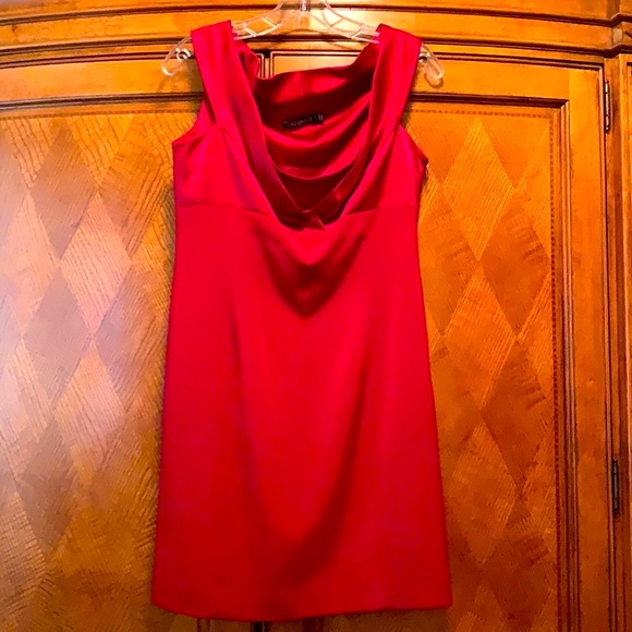 Tahari Stunning  Red Dress new condition - Picture 1 of 6